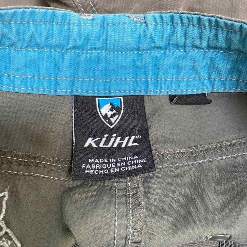 KUHL Hiking Outdoor Capri Pants Womens 4 Cotton Nylon Embroidered Back Pocket - Picture 10 of 13
